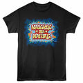 Graffiti Naughty by Nature t-shirt in black