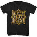 Black Nitty Gritty Dirt Band t-shirt featuring a Nitty Gritty Dirt Band borders design