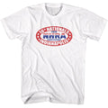 White NHRA t-shirt featuring an NHRA 16th Nationals design