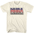 Natural NHRA t-shirt featuring an NHRA flag logo design