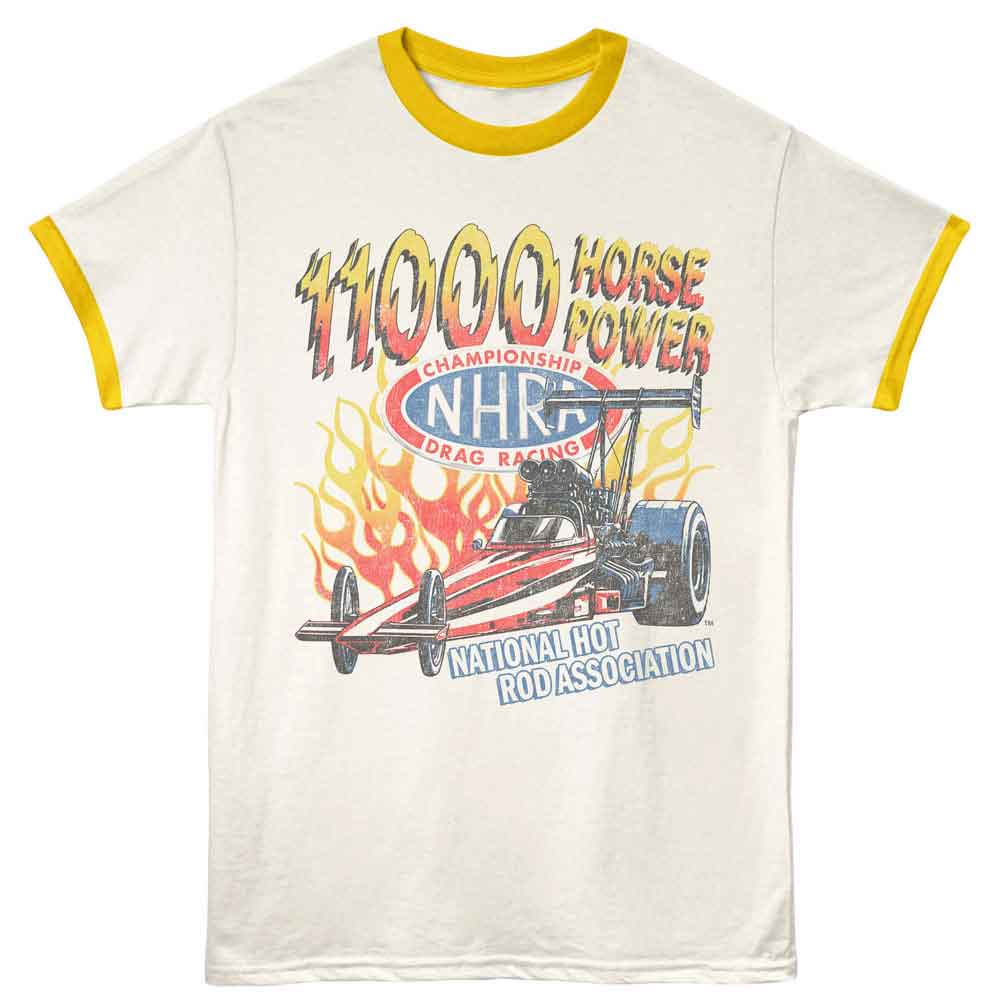 NHRA Ringer T-Shirt - 11K Horsepower