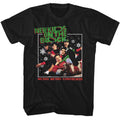 Black New Kids on the Block t-shirt featuring an NKOTB Merry Merry Christmas design