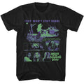Black Night of the Living Dead t-shirt featuring a Zombies and Truck design