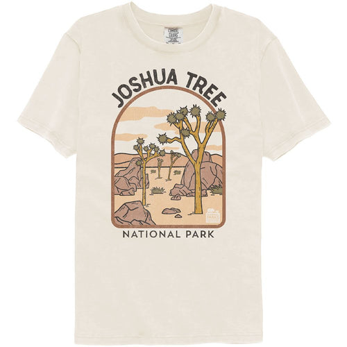 National Parks Comfort Colors T-Shirt - Joshua Tree Arch Illustration
