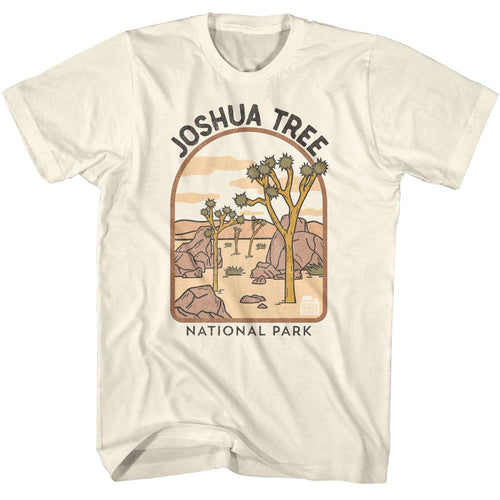 Natural National Parks t-shirt featuring a Joshua Tree Arch Illustration design
