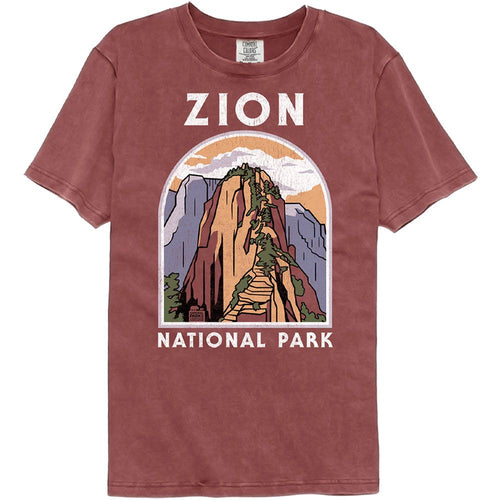 National Parks Comfort Colors T-Shirt - Zion Angels Landing