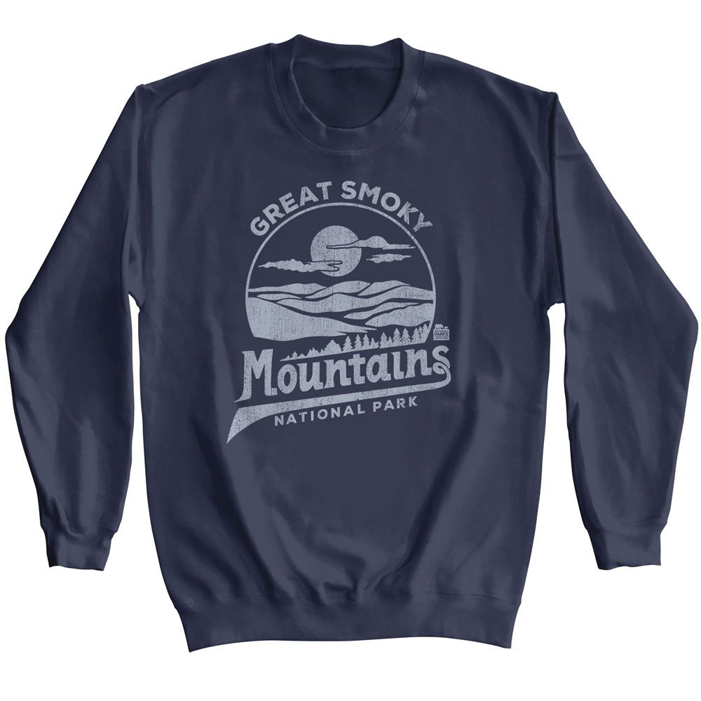 National Parks Long Sleeve Sweatshirt - Smoky Mt Mono