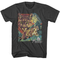 Smoke Gray National Parks t-shirt featuring a Pinnacles NP mountain lion design