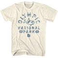 Natural National Parks t-shirt featuring an Olympic NP petroglyph design
