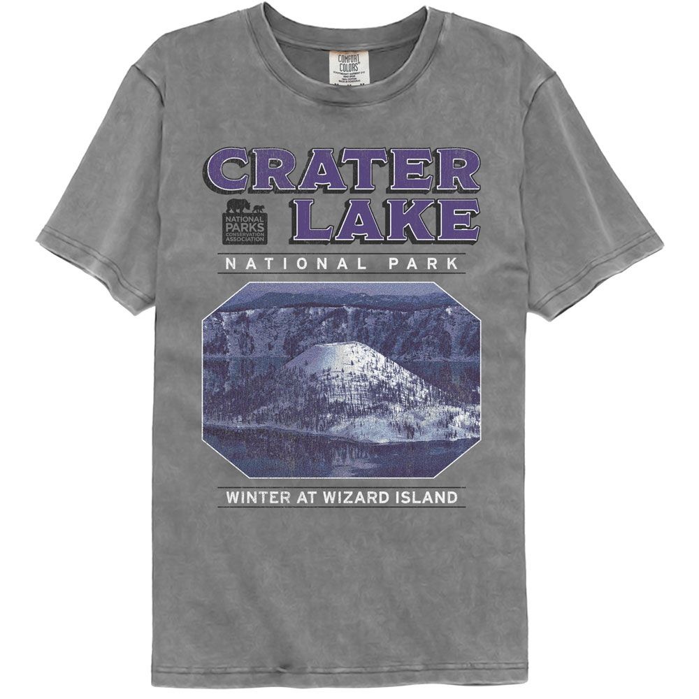 National Parks Comfort Colors T-Shirt - Crater Lake Tabletop