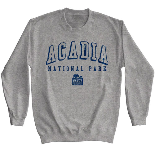 National Parks Long Sleeve Sweatshirt - Acadia NP Collegiate