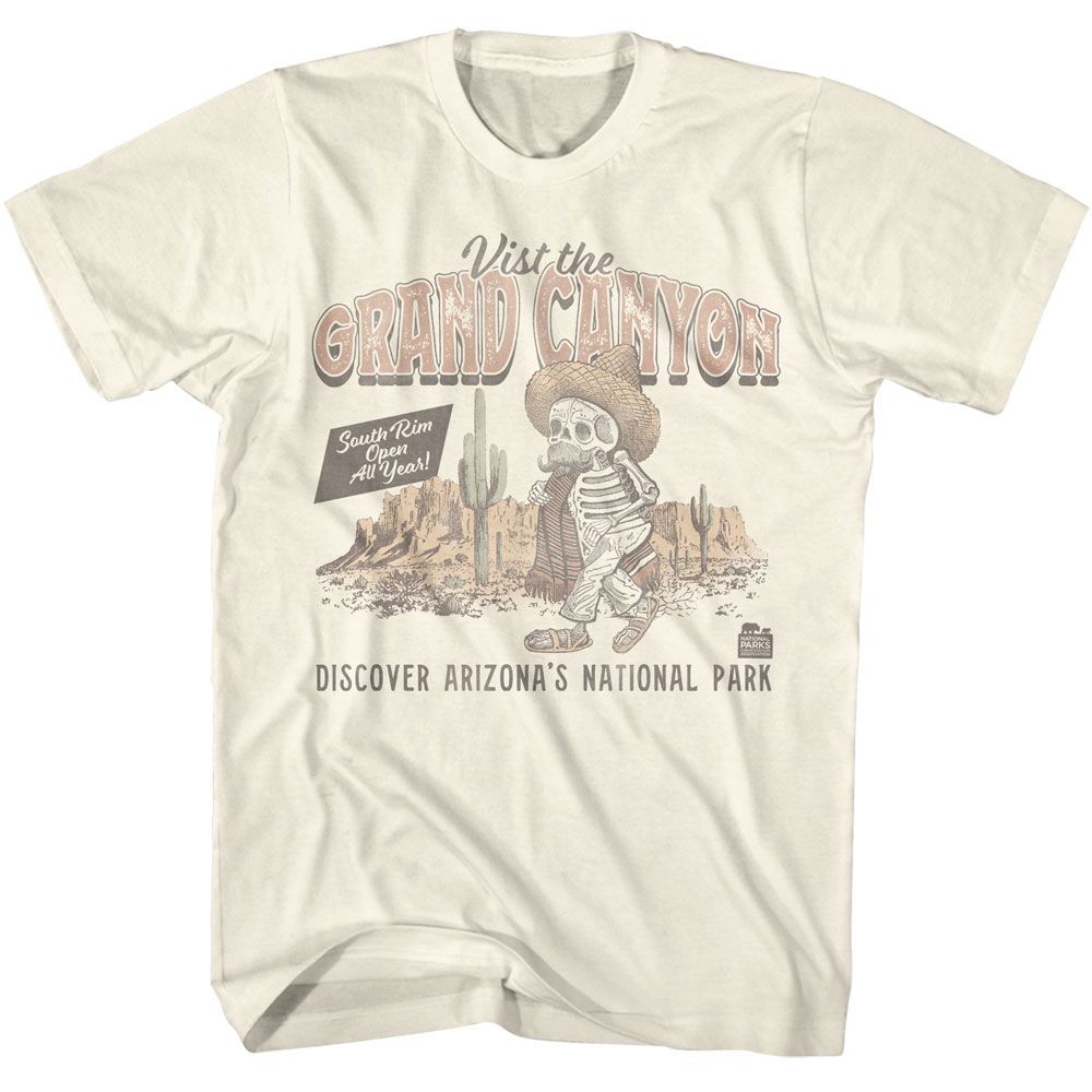 Natural National Parks t-shirt featuring a Visit the Grand Canyon design