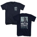 Navy National Parks t-shirt featuring an Olympic Rialto Beach design