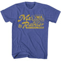 Royal Heather National Parks t-shirt featuring a Mount Rainier elevation design
