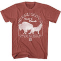 Terracotta National Parks t-shirt featuring a Grand Teton design