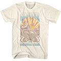 Natural National Parks t-shirt featuring a Glacier Nouveau design