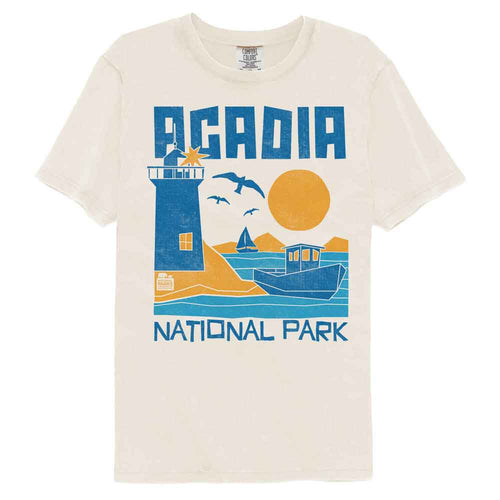 National Parks Comfort Colors T-Shirt - Acadia Abbreviated
