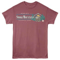 Rouge National Parks t-shirt featuring a Smoky Mountain retro design