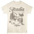 Natural National Parks t-shirt featuring an Acadia beaver design