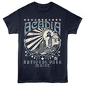 Navy National Parks t-shirt featuring an Acadia shining lighthouse design