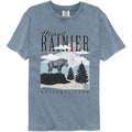 National Parks Comfort Colors T-Shirt - Rainier Minimalist Landscape