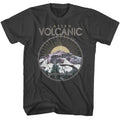 Smoke Gray National Parks t-shirt featuring a Lassen Volcanic circle design