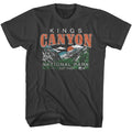Smoke Gray National Parks t-shirt featuring a Kings Canyon design