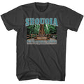 Smoke Gray National Parks t-shirt featuring a Sequoia design