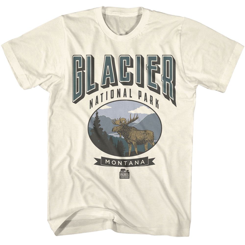 Natural National Parks t-shirt featuring a Glacier design