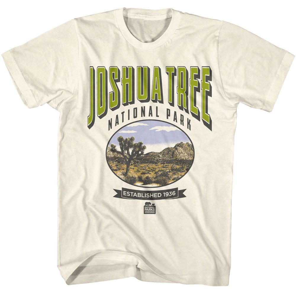 Natural National Parks t-shirt featuring a Joshua Tree design