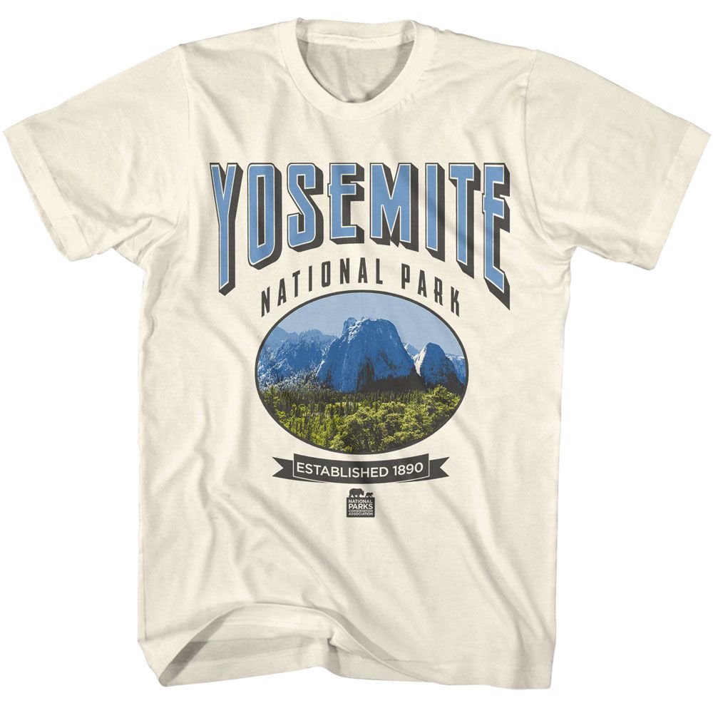 Natural National Parks t-shirt featuring a Yosemite design