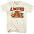 Natural National Parks t-shirt featuring an Arches design