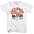 White National Parks t-shirt featuring a Rocky Mountain design