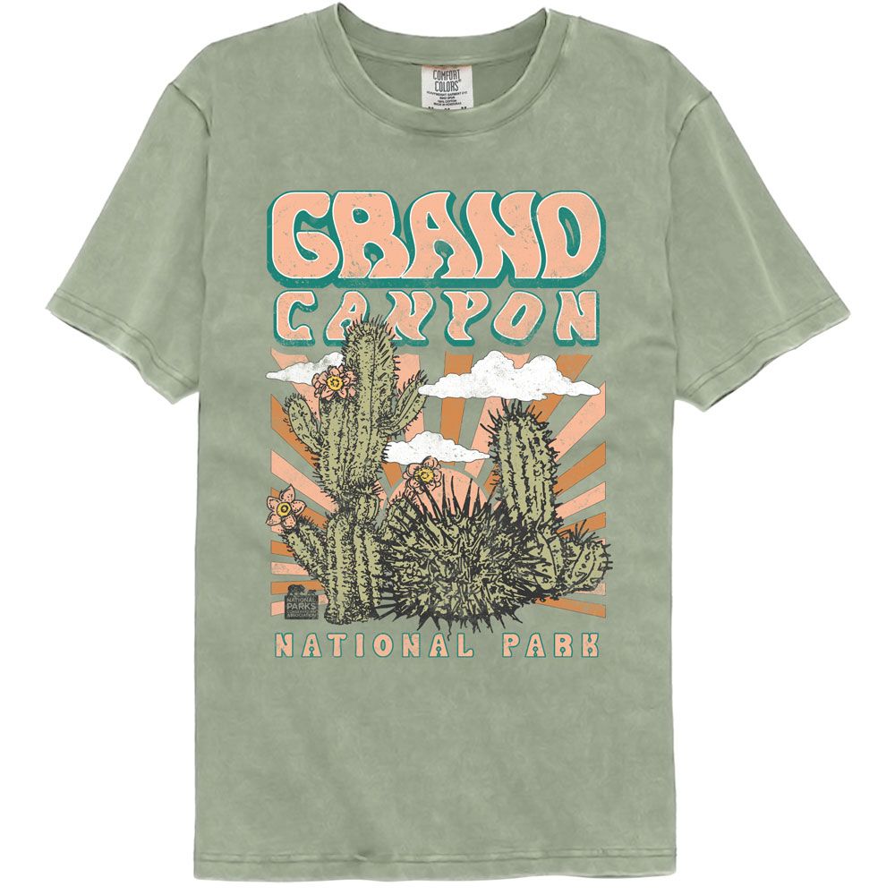 National Parks Comfort Colors T-Shirt - Grand Canyon Cactus