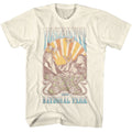Natural National Parks t-shirt featuring a Yosemite Nouveau design