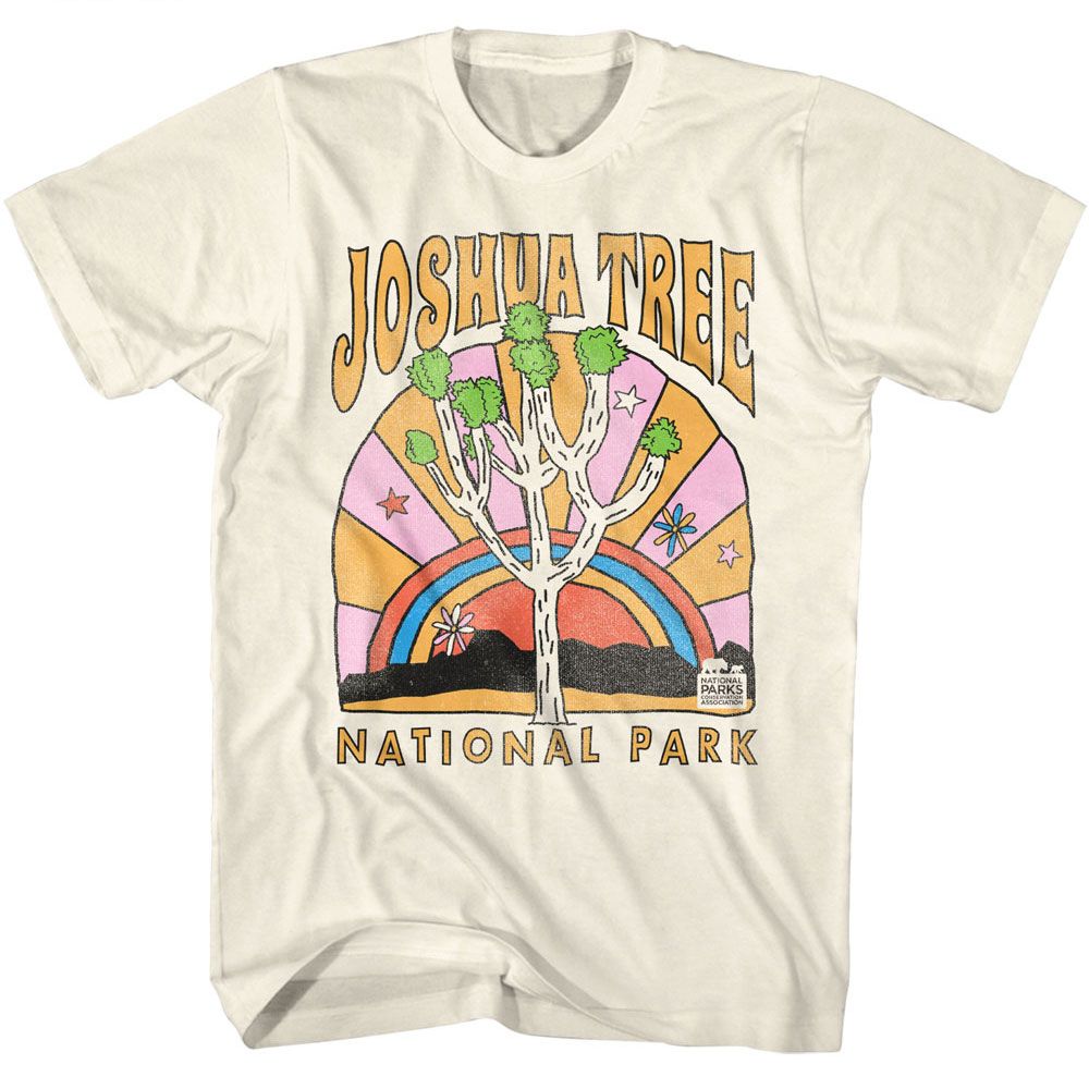 Natural National Parks t-shirt featuring a Joshua Tree doodle design