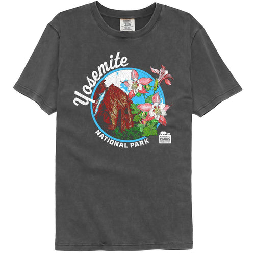 National Parks Comfort Colors T-Shirt - YNP Columbine
