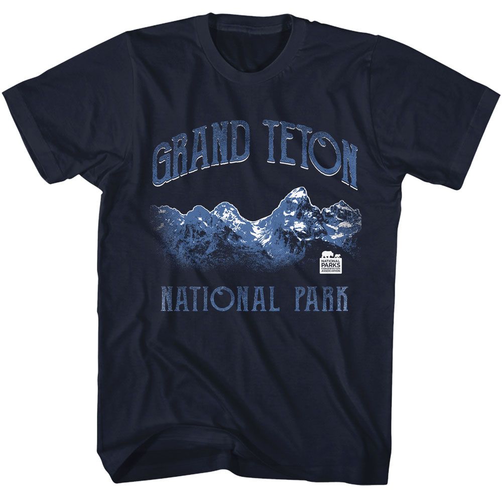 Navy National Parks t-shirt featuring a Grand Teton design