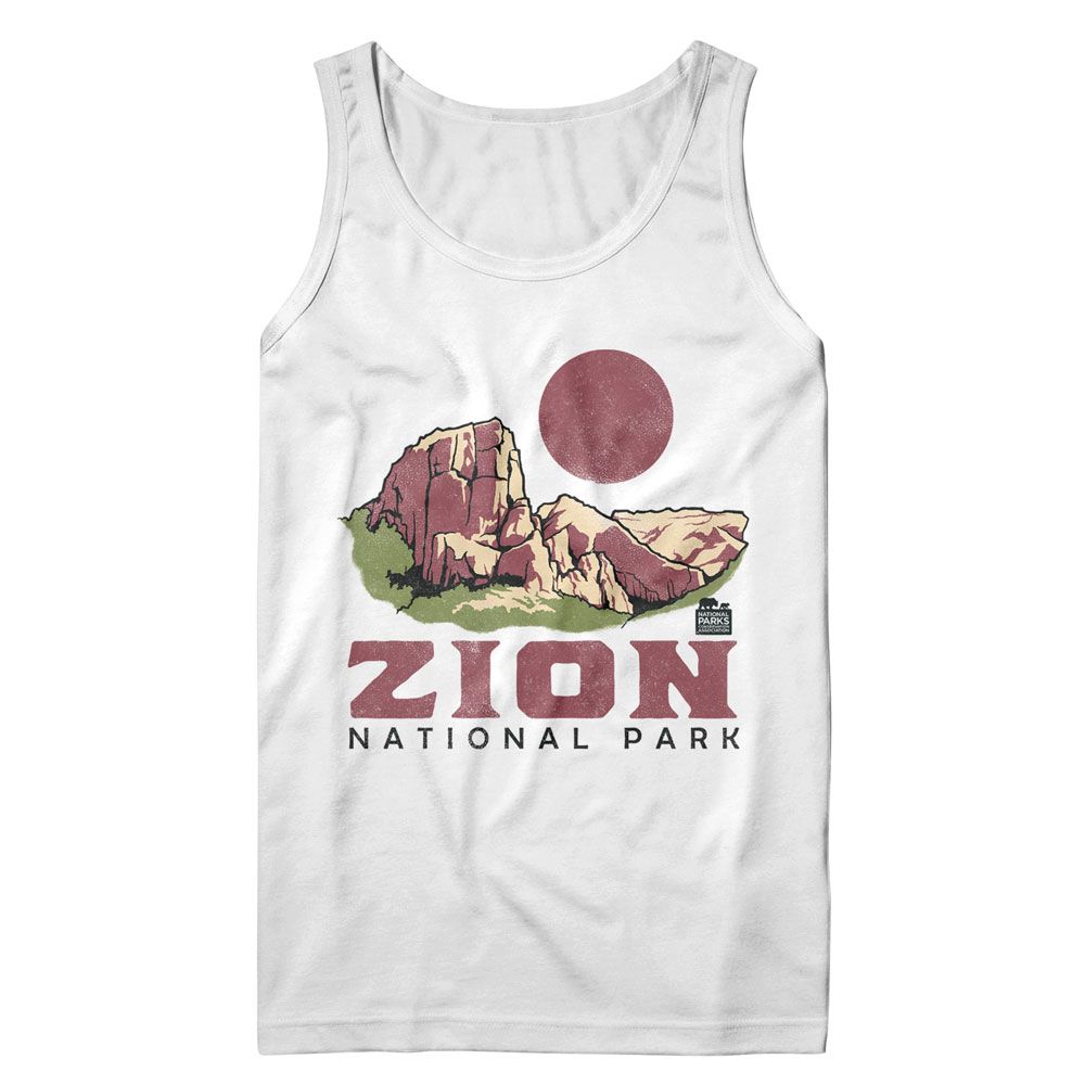 National Parks Tank Top - Zion Drawn