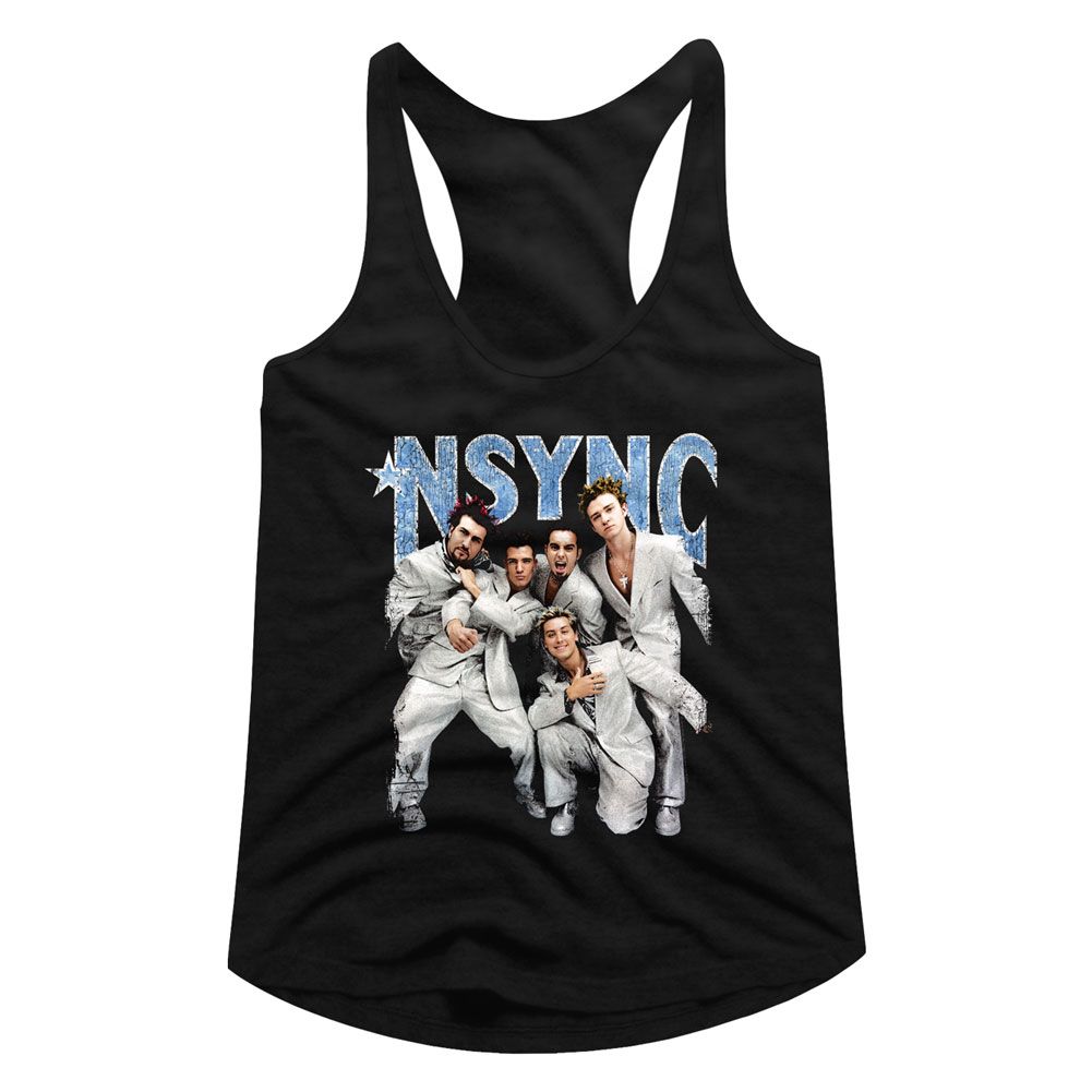 NSYNC Ladies Racerback - Strike a Pose