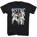 Black NSYNC t-shirt featuring a Strike a Pose design