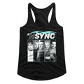 NSYNC Ladies Racerback - Blue Flame