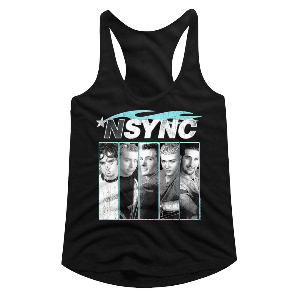 NSYNC Ladies Racerback - Blue Flame