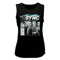 NSYNC Ladies Muscle Tank - Blue Flame