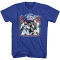 Royal Blue NSYNC t-shirt featuring a Space Ride design