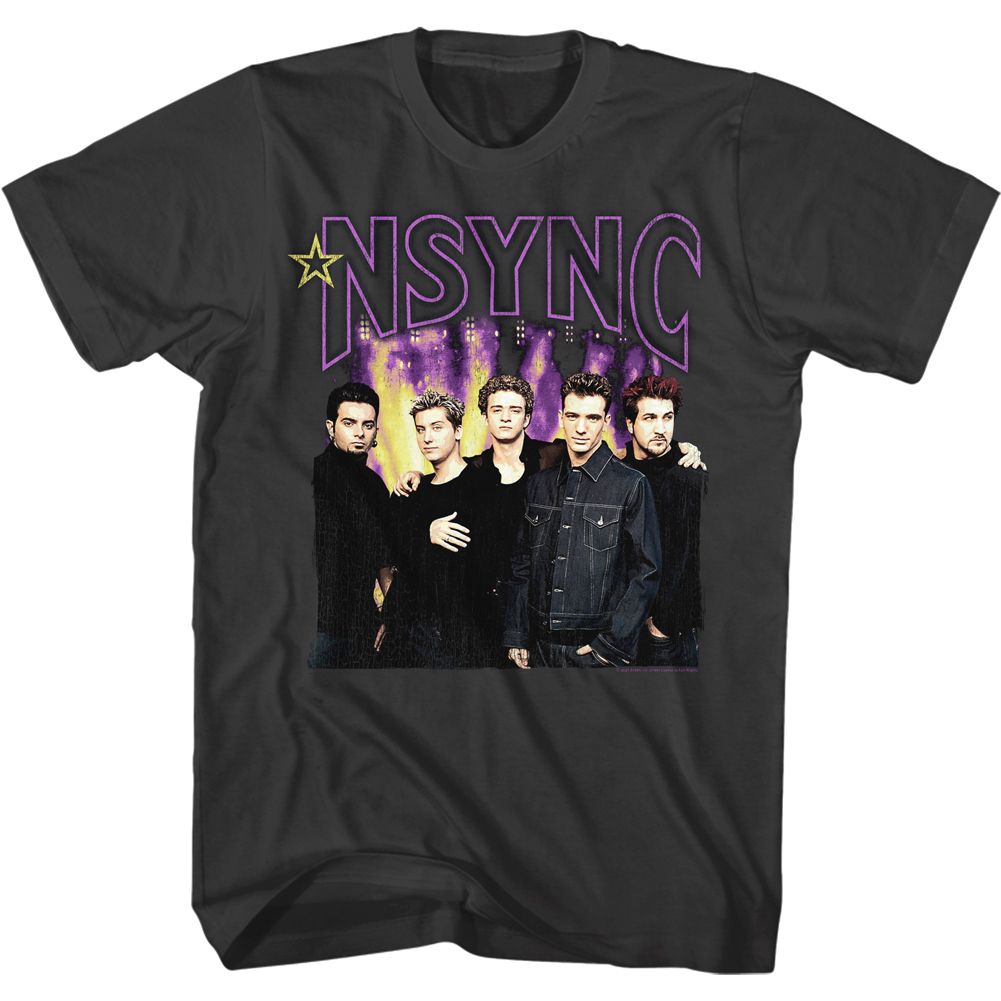 Smoke Gray NSYNC t-shirt featuring a This Concert Is Fire design