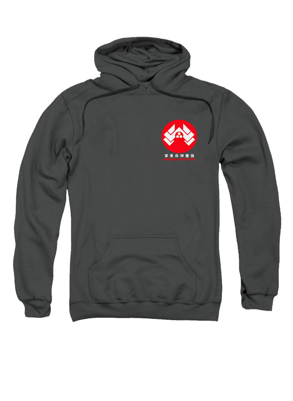 Charcoal Nakatomi Corporation Left Pocket Hoodie
