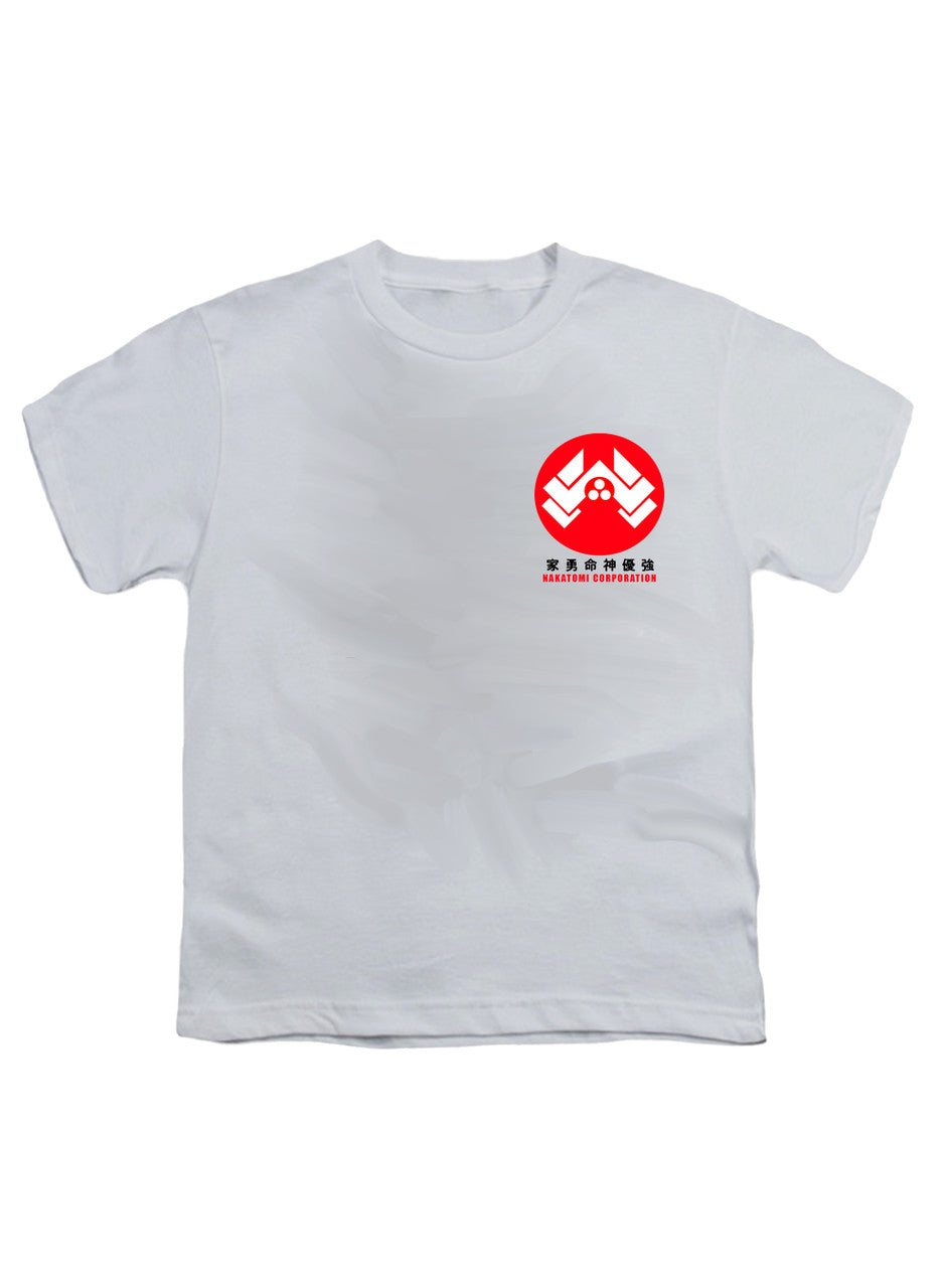 White Nakatomi Corporation Left Pocket Youth/Toddler T-Shirt