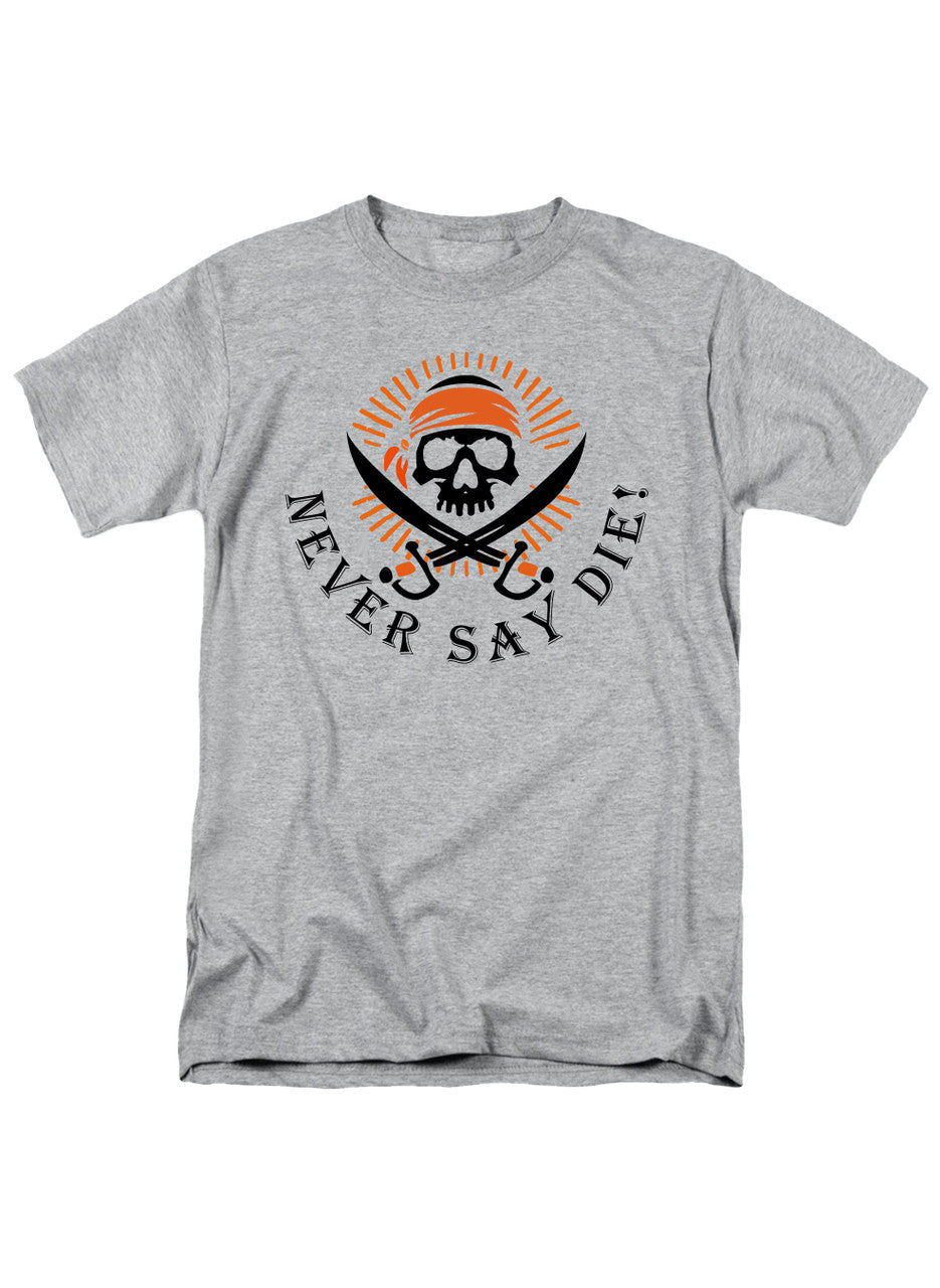 Gray Never Say Die T-Shirt