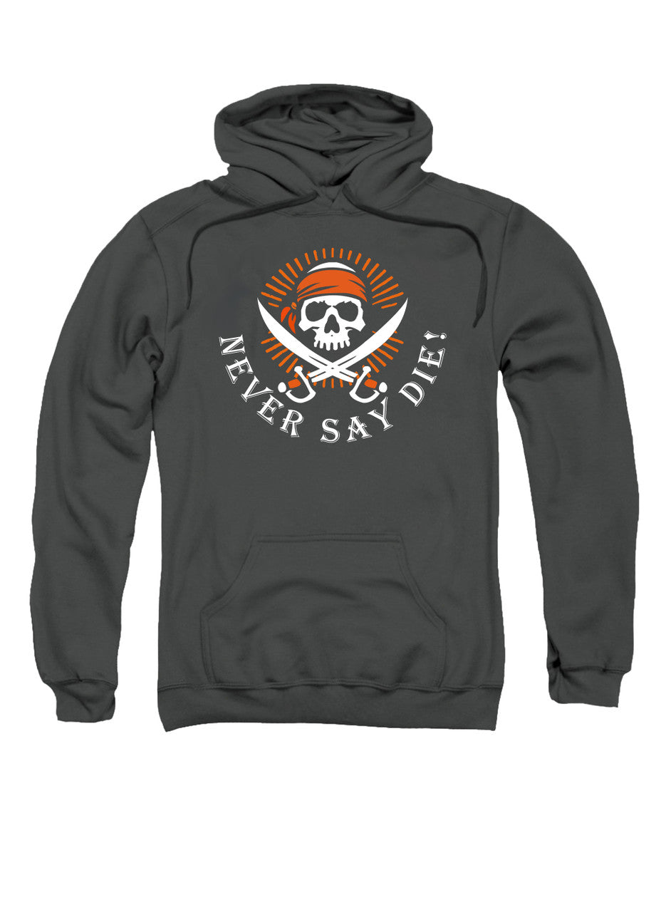 Charcoal Never Say Die Hoodie